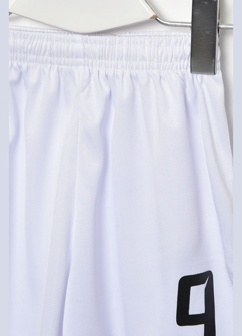 Белый летний футбольная форма для мальчиков белого цвета с шортами Let's Shop