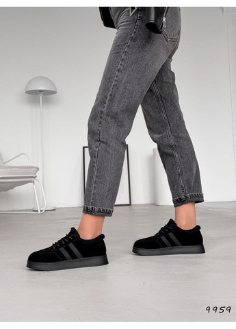 Черные кроссовки No Brand чёрные зима (369607901)