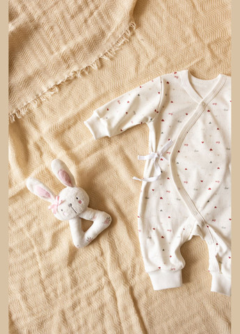 Комплект одягу ромпер кімоно + шапочка принт Сердечка Egoza Ромпер кімоно + шапочка (336550687)