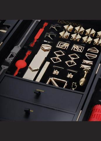 БДСМ-набор All-in-1 BDSM Play Kit - Crocodile Leather Lockink (304996211)