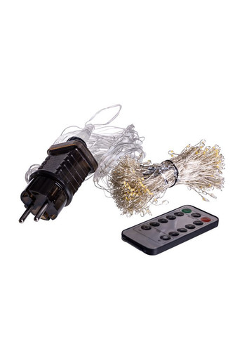 Гирлянда-штора Роса Хвойная лапа 600 LED 3*3 метра, желтый GarlandoPro D600LED3MY No Brand (366830633)