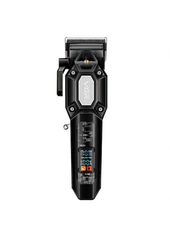 Акумуляторна машинка для стрижки VGR V-600, 6 насадок, регулятор висоти, 7000 RPM, LED дисплей Чорна MDR No Brand (371793851)