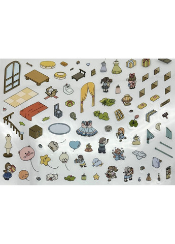 Двухуровневый большой румбокс – наклейки, антистресс, творчество "Идеальный дом" No Brand (328958133)