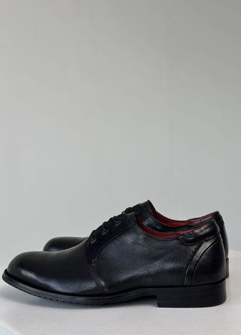 Черные классические туфли мужские деловые черные демисезонные Respect