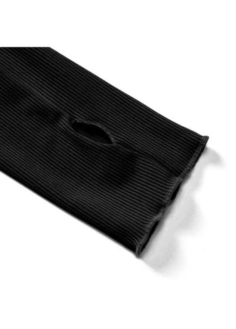 Бежева повсякденний сукня жіноча в рубчик зав'язується на талії м'яка з прорізами на рукавах котортка дзвін No Brand однотонна