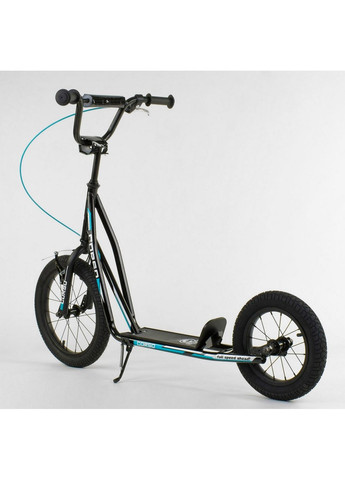 Самокат дитячий надувні колеса переднє 16", заднє 12", ручне переднє гальмо 104х15,5х52 см Corso (289368554)