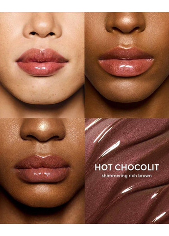Набір для губ Chocolit Treatz Lip Luminizer + Lip Oil Duo The Holiday Glow-Up Collection Fenty Beauty (370796298)