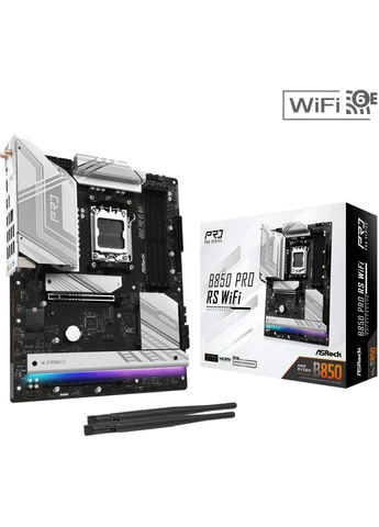 B850 Pro RS WiFi (AM5/B850, 4*DDR5, 2xPCIex16, HDMI/DP, 4xSATAІІІ,4xM.2, 2.5GLan, ATX) ASRock (396191835)