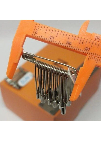 Шпилька англійська # 1 Срібло 12шт SUN Plus-plus (352745701)