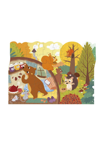 Пазл Уборка в лесу, 60 элементов цвет разноцветный CB-00286044 Dodo (362617479)