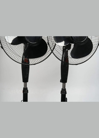 Подвійний комплект підлогових вентиляторів FS40-5 з трьома рівнями швидкості чорний (2104618617) No Brand (351363083)