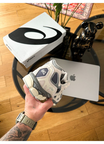 Бежеві Осінні кросівки чоловічі Asics Gel-NYC Beige Grey Gore-Tex | Асікс Гель-НЮК