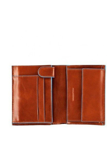 Помаранчеве шкіряне чоловіче портмоне Blue Square (PU1740B2_AR) Piquadro (367992203)