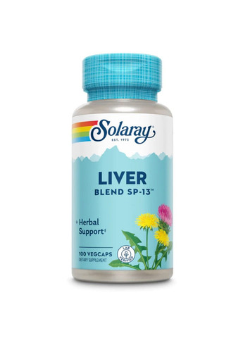 Добавка Liver Blend SP-13 - 100 vcaps Solaray (285787852)