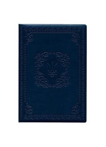Папка сувенірна "Рамка з гербом" синя А4, обкладинка штучна шкіра Nebraska Фабрика Поліграфіст (281999711)