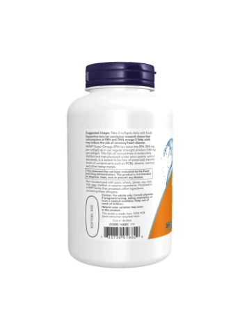Омега двойная сила (Super Omega EPA) 240 капсул Now Foods (361116632)