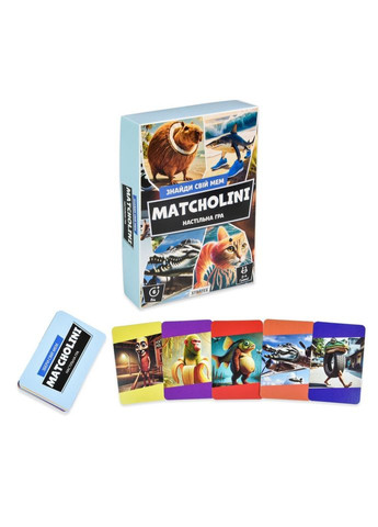 Настільна гра "Мачоліні" 30919 картки, інструкція Strateg (366023611)