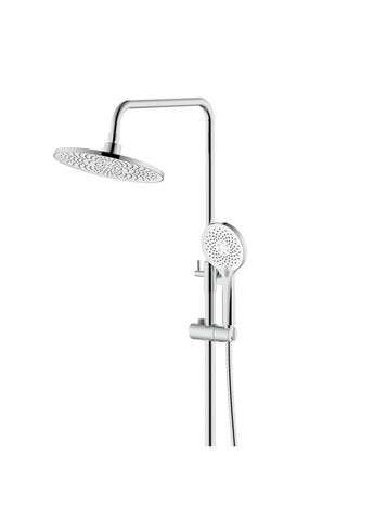 Душова система універсальна Taurus на три споживача (з виливом) QTTAU111CRM45665 Chrome Qtap (324250469)