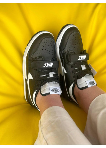КРОСІВКИ ЖІНОЧІ NIKE LEGACY 312 LOW BLACK WHITE НАЙК No Brand чорні демісезони (368857787)