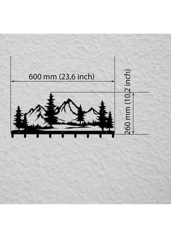 Вішалка для одягу з металу "Гори" No Brand (368896510)