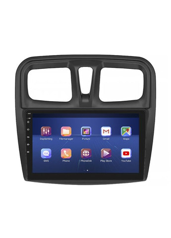 Штатна магнітола 9" для Renault Sandero II 2013-2018 6/128Gb 4G Wi-Fi GPS Top Android Рено 1 шт. Lesko (336203409)
