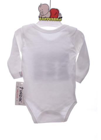 Боди с длинным рукавом интерлок "М" белое 68 см (41485) Murat baby (296193363)
