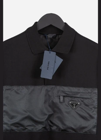 Чорна футболка f0040 Prada -shi-6165
