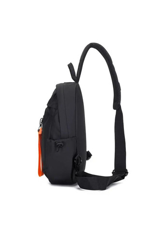 Сумка-слінг чорна водонепроникна через плече для жінок і чоловіків повсякденна дорожня сумка ProDobro (364668393)