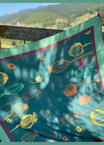 Хустка жіноча дизайнерська Лісова 70*70 двостороння MKNC301230 Modna KAZKA (336933554)