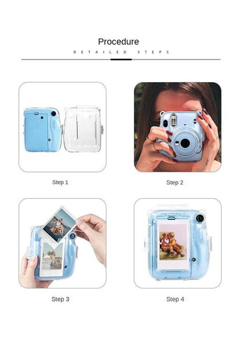 Чехол Instax Mini 11 Case + наклейки мишки Fujifilm (365721229)