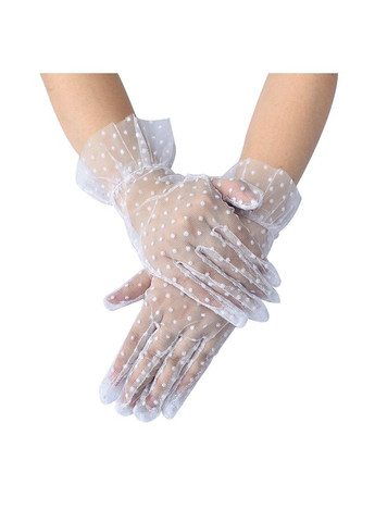 Фатиновые перчатки в горохе (арт.7038) No Brand (348431095)