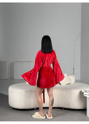 Велюровий халатик міні — ЗАМІРИ В ОПИСІ DK/DL Мода без кордонів (369899496)