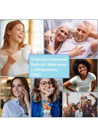 Гель для отбеливания зубов 22% набор 10 штук по 3мл мятный вкус EZGO (388883159)