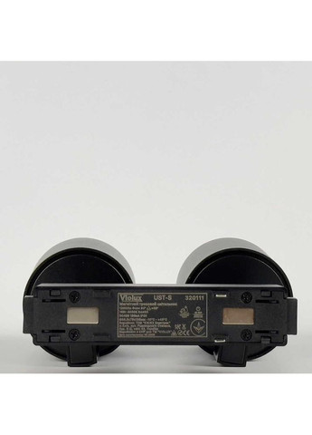Магнітний трековий світильник UST-S 16W 4000K 48V IP20 чорний Violux (365652434)