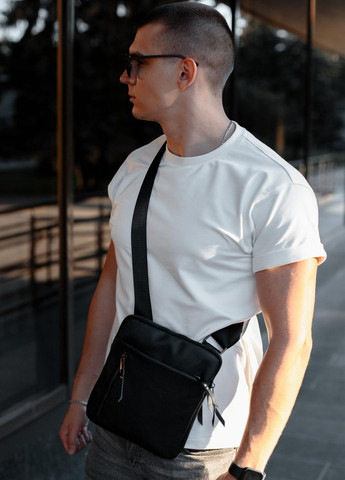 Мужская мессенджер-сумка через плечо из натуральной кожи Vishnya (317437330)