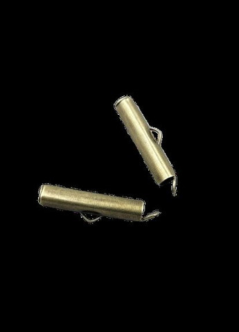 Зажимчиковка Цилиндр слайдер 3.2 мм Античная бронза 20 мм x 6 мм Finding (316251556)