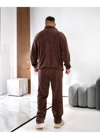 Темно-коричневый зимний мужской костюм Garna