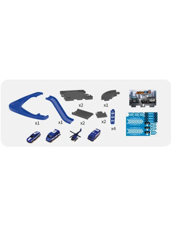 Трек паркінг Поліція, дитячий трек. Поліцейські машинки у наборі! No Brand (292866382)