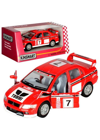 Машинка 5'' KT5048WRed MITSUBISHI LANCER EVOLUTION VII WRC Kinsmart (293939814)