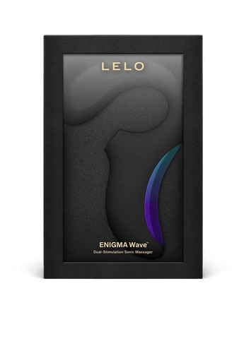Клиторально-вагинальный звуковой стимулятор Enigma WAVE Black, 3 типа стимуляции Lelo (315497712)