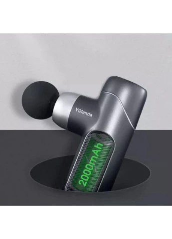 Масажний пістолет Xiaomi fascia gun massage gun Сірий Yolanda (396656487)
