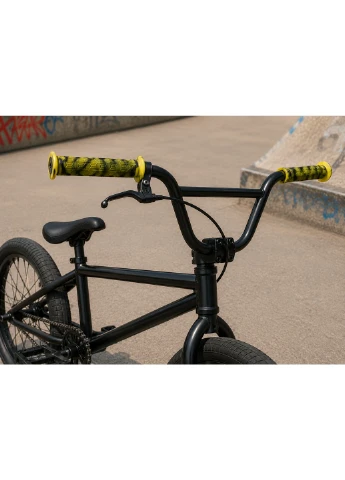 Грипсы ручки велосипедные для BMX, желто-черные BeCool (400071441)