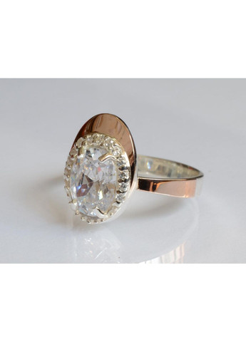 Серебряная кольца с золотыми вставками Silver Style (367112931)