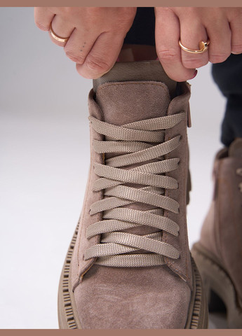 Осенние ботинки ISSA PLUS из натуральной замши