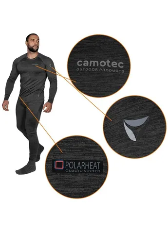 Термобелье Polarheat QS Pro 2.0 Grey Camotec (317659681)