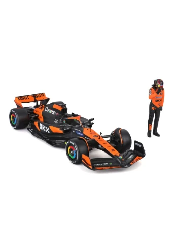 Автомодель McLaren MCL38 1:24 с фигуркой гонщика Bburago (398202062)