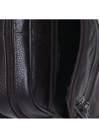 Сумка планшет через плечо мужская из натуральной кожи маленькая Коричневый 36911 Borsa Leather (353689926)