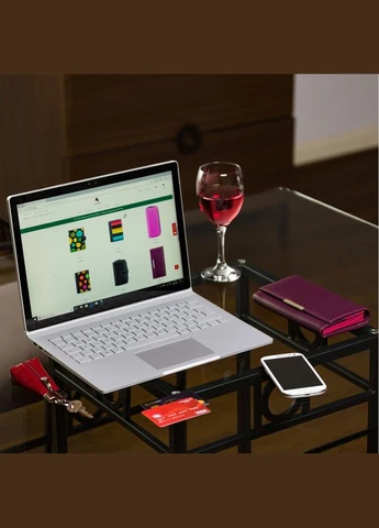 Сливовый кожаный кошелёк R11 PLUM M Paloma c RFID Visconti (303831736)