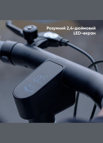 Электросамокат с сидением Black 10', 350(900)W, 25Km/h, 10.4Ah, 55Km, 20%, NFC, App, 29kg OKAI Ceetle PRO EA10C (342722273)