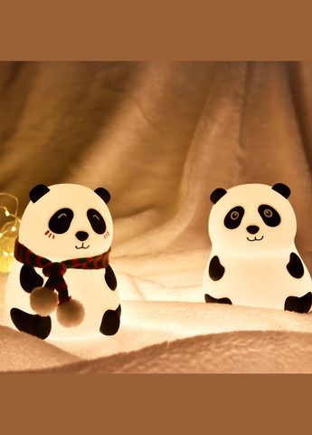 Ночник детский силиконовый Панда, 7 цветов LED USB Mommy Bag (280941866)